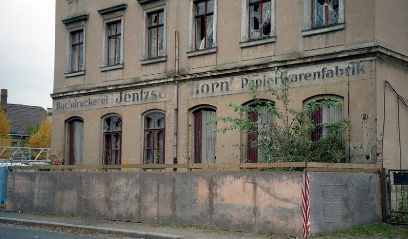 Dresden-Plauen, Hofmühlenstr. 51, 7.11.1999 (1).jpg - Buchdruckerei Jentzsch - Horn Papierwarenfabrik